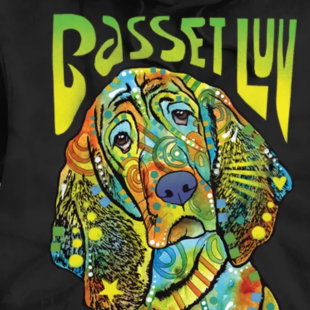 Dean Russo - Basset Luv Dog Tie Dye Hoodie