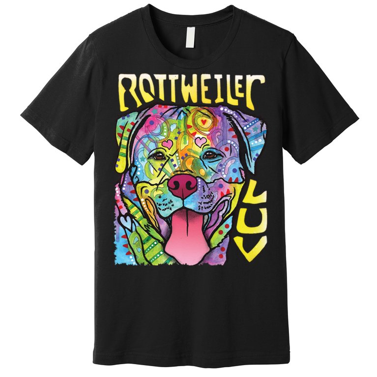 Dean Russo Rottweiler Luv Dog Premium T-Shirt