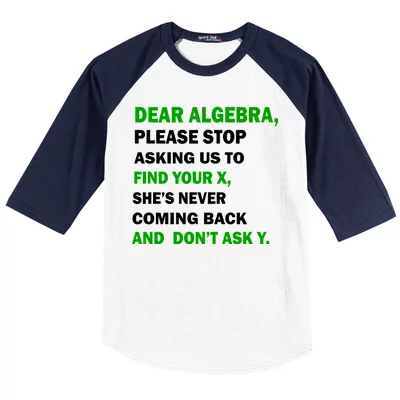 dear algebra jokes