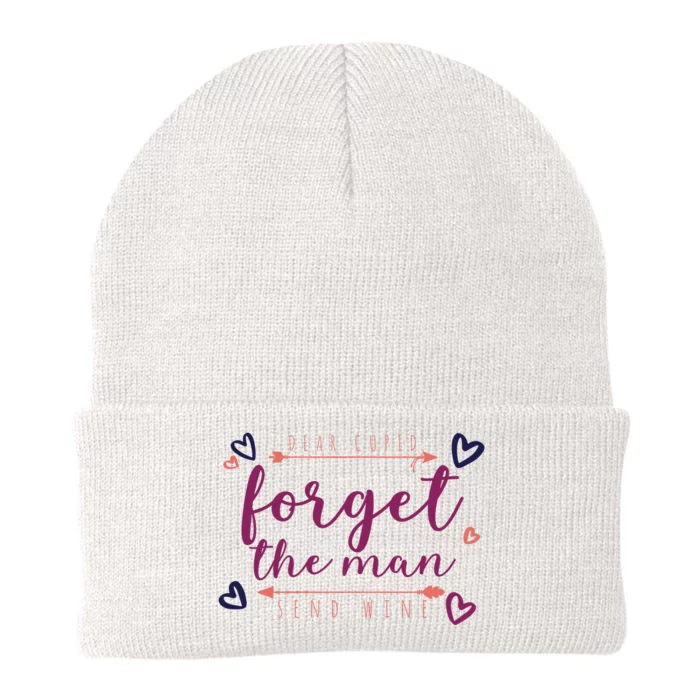 Dear Cupid Forget The Man Send Wine Knit Cap Winter Beanie