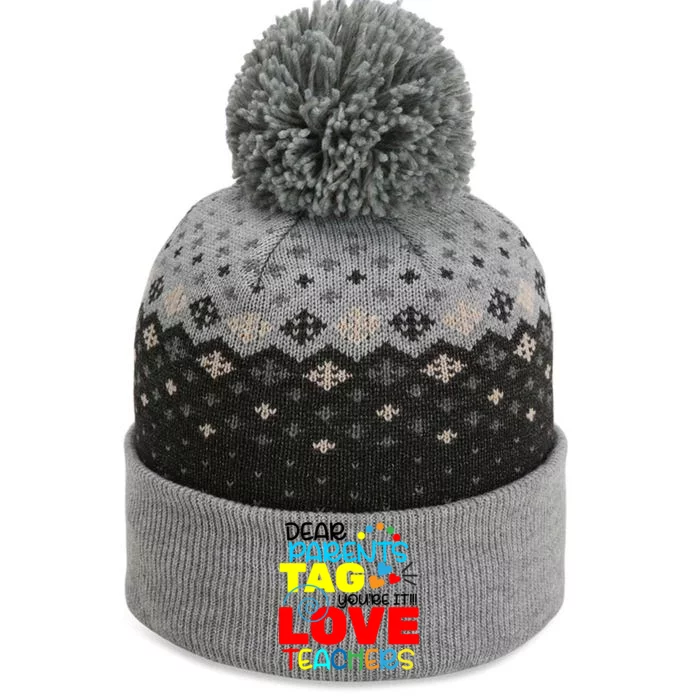 Dear Parents Tag Your It The Baniff Cuffed Pom Beanie