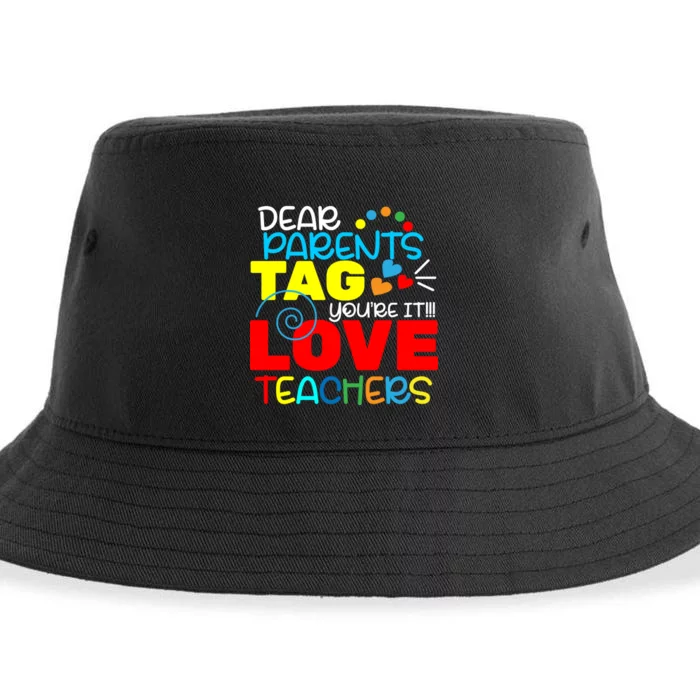 Dear Parents Tag Your It Sustainable Bucket Hat