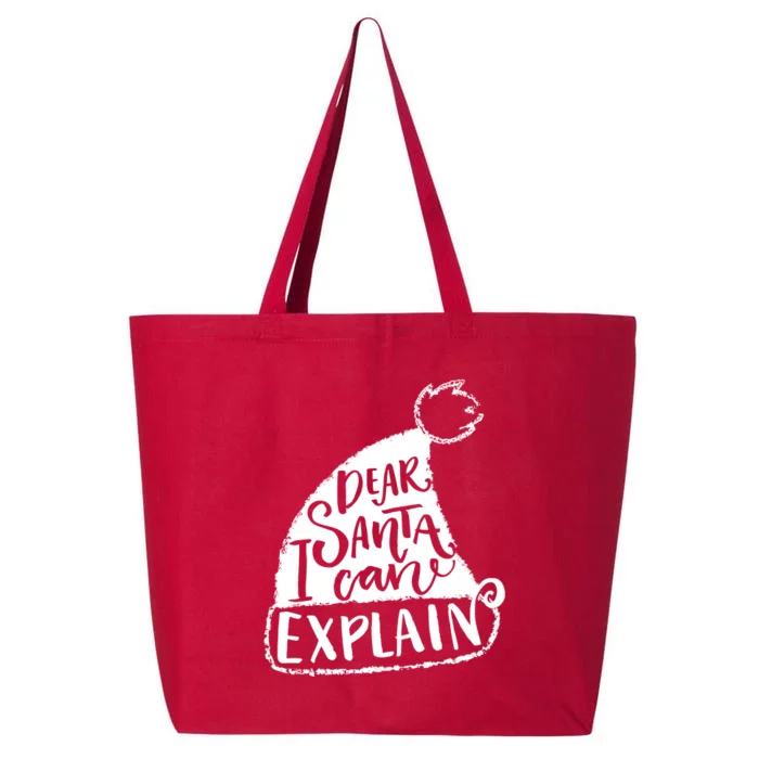 Dear Santa I Can Explain 25L Jumbo Tote