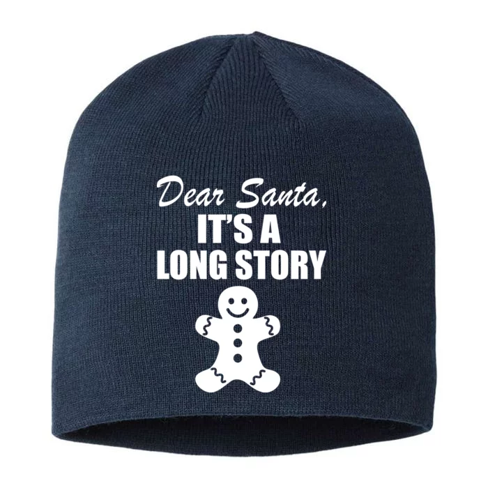 Dear Santa It's A Long Story 8 1/2in Sustainable Knit Beanie