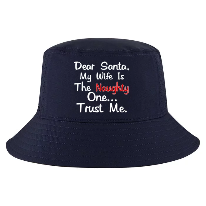 Dear Santa Naughty Wife Cool Comfort Performance Bucket Hat