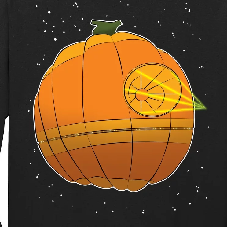 Death Star Pumpkin Halloween Tall Long Sleeve T-Shirt