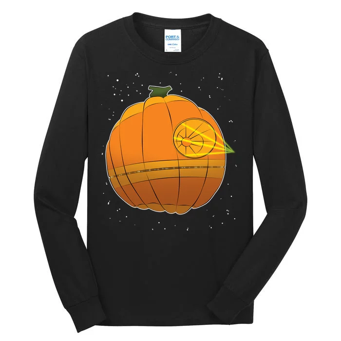 Death Star Pumpkin Halloween Tall Long Sleeve T-Shirt