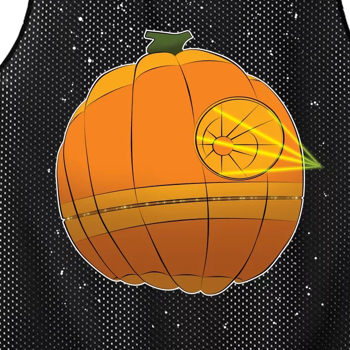 Death Star Pumpkin Halloween Mesh Reversible Basketball Jersey Tank