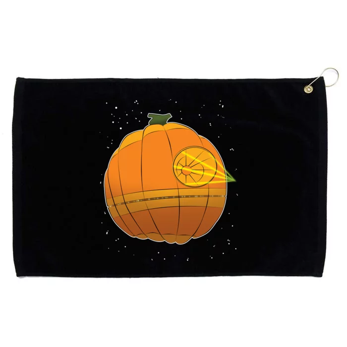 Death Star Pumpkin Halloween Grommeted Golf Towel