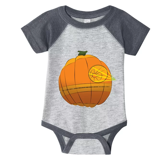 Death Star Pumpkin Halloween Infant Baby Jersey Bodysuit