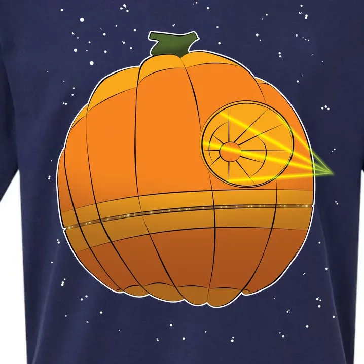 Death Star Pumpkin Halloween Sueded Cloud Jersey T-Shirt