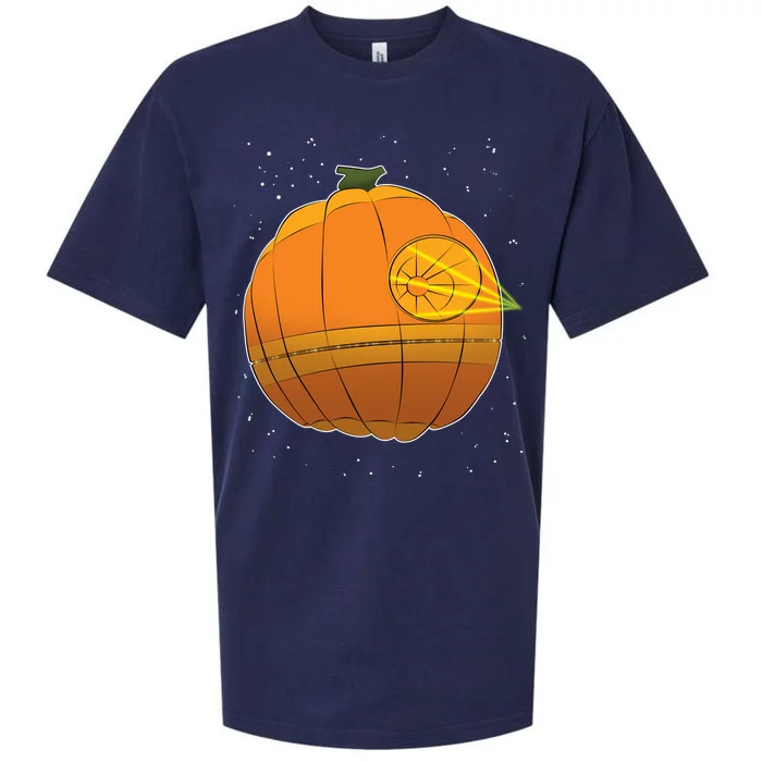 Death Star Pumpkin Halloween Sueded Cloud Jersey T-Shirt