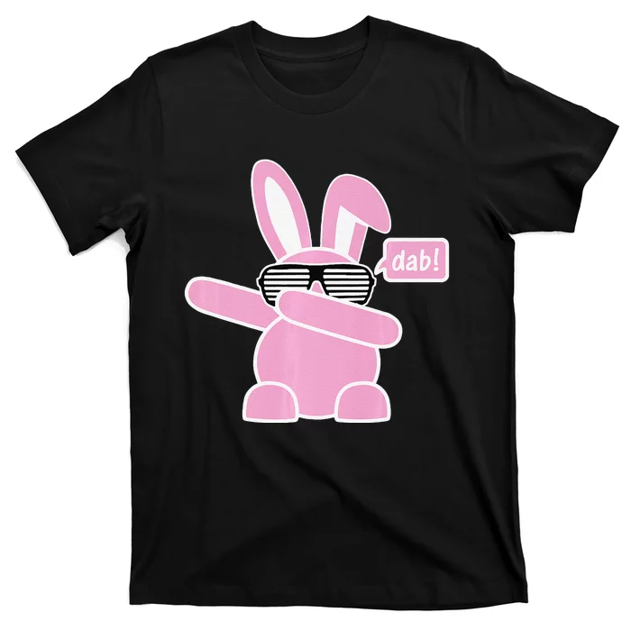 Dabbing Easter Bunny With Sunglasses Dab For Spring T-Shirt