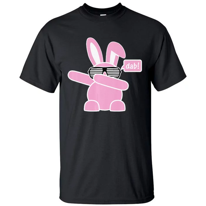 Dabbing Easter Bunny With Sunglasses Dab For Spring Tall T-Shirt