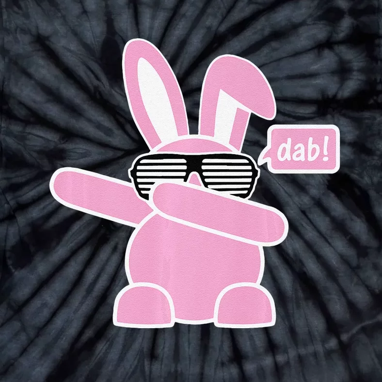 Dabbing Easter Bunny With Sunglasses Dab For Spring Tie-Dye T-Shirt