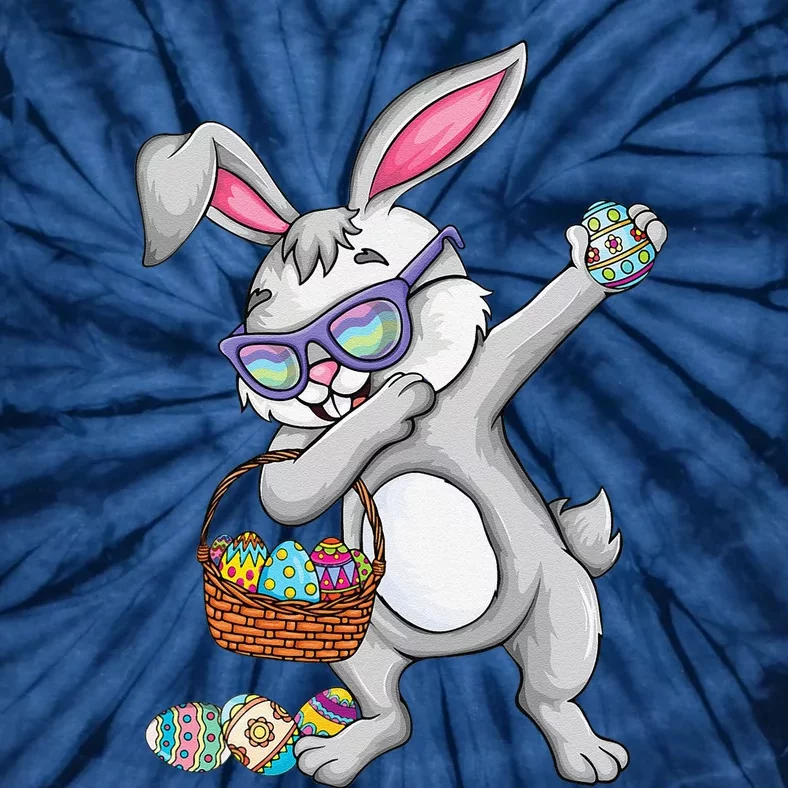 Dabbing Easter Bunny Rabbit Dab Dance Eggs Tie-Dye T-Shirt