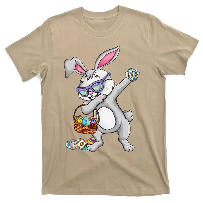 Dabbing Easter Bunny Rabbit Dab Dance Eggs T-Shirt