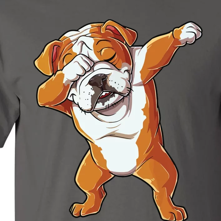 Dabbing English Bulldog T Boy Dab Dance Puppy Lover Tall T-Shirt