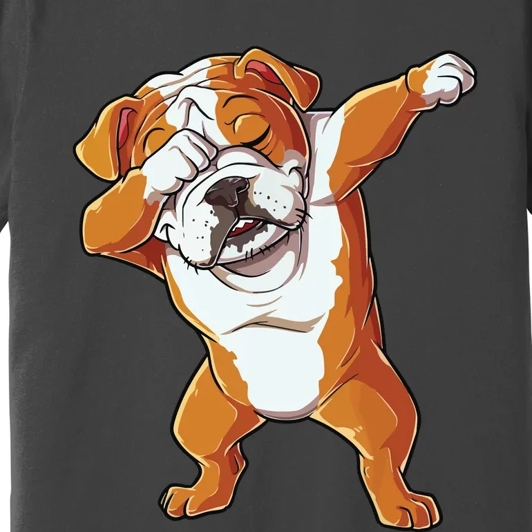 Dabbing English Bulldog T Boy Dab Dance Puppy Lover Premium T-Shirt