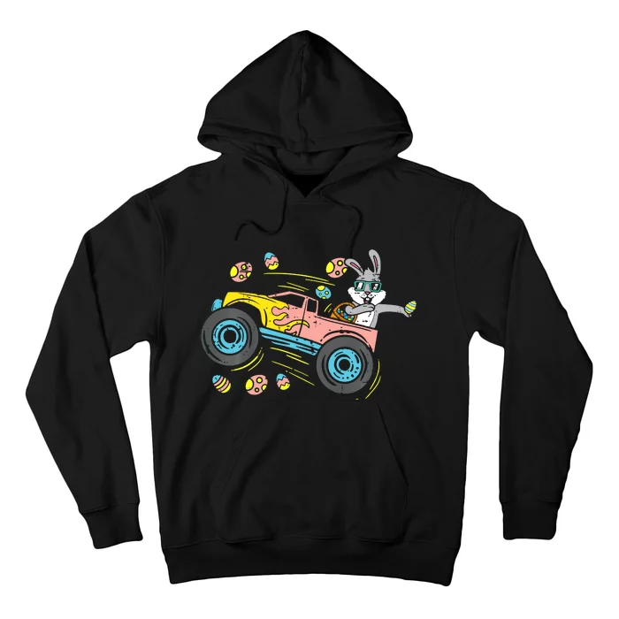 Dabbing Easter Bunny Happy Easter Monster Truck Lovers Hoodie