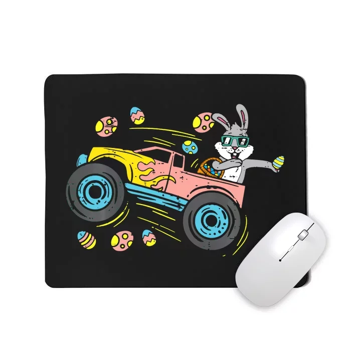 Dabbing Easter Bunny Happy Easter Monster Truck Lovers Mousepad