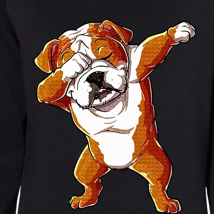 Dabbing English Bulldog Boy Dab Dance Puppy Lover Womens California Wash Sweatshirt