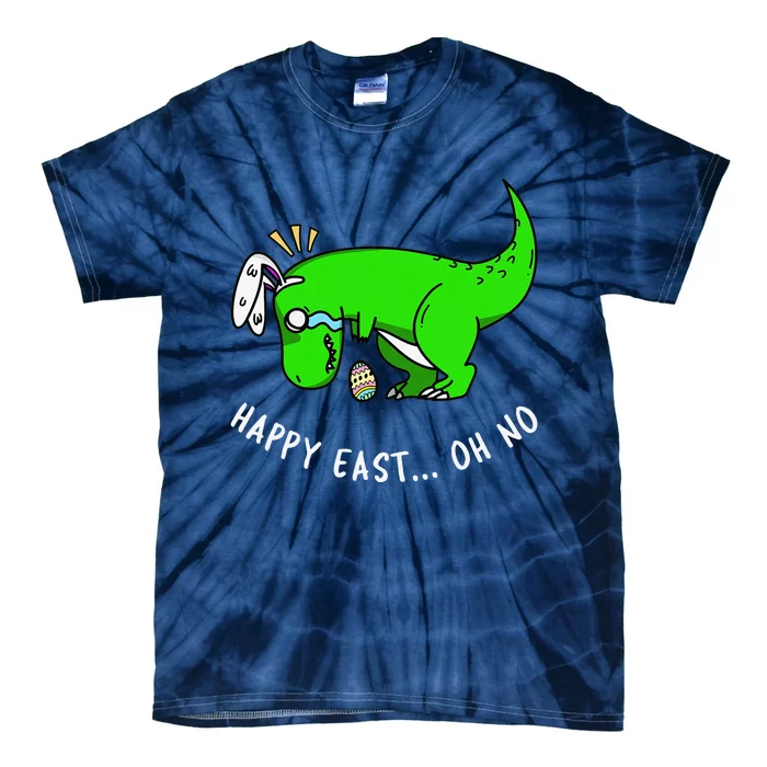 Dinosaur Easter Bunny Funny Humor TRex Gift Tie-Dye T-Shirt