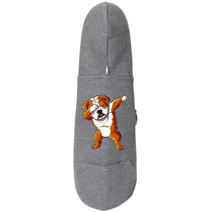 Dabbing English Bulldog Doggie 3-End Fleece Hoodie