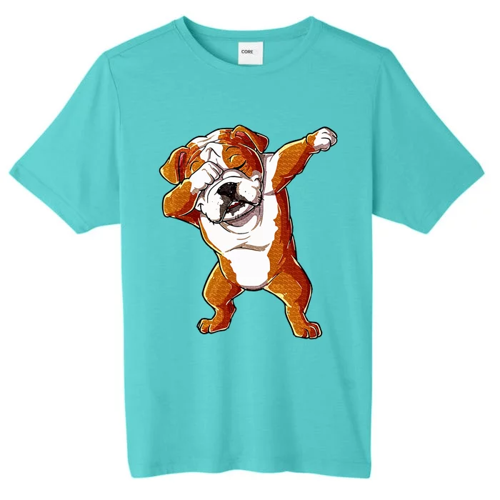 Dabbing English Bulldog ChromaSoft Performance T-Shirt