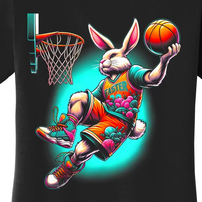 Dunk Easter Bunny Basketball Women's T-Shirt