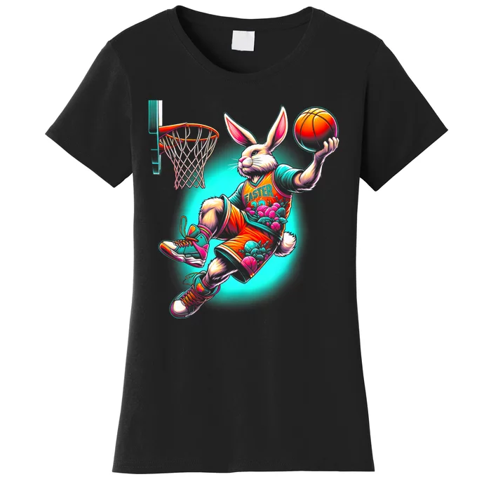 Dunk Easter Bunny Basketball Women's T-Shirt