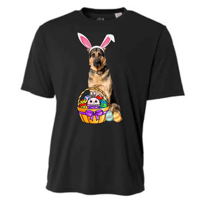 Dog Easter Bunny Cute Cooling Performance Crew T-Shirt