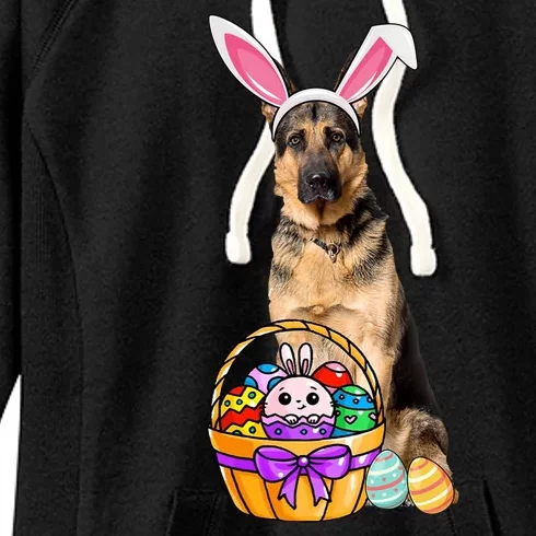 Dog Easter Bunny Cute Women's Fleece Hoodie