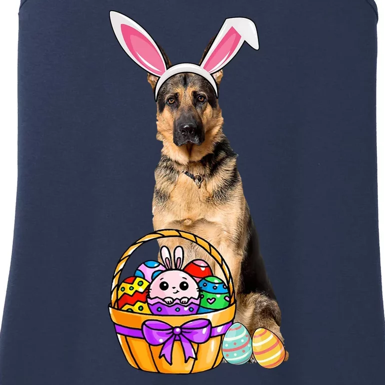 Dog Easter Bunny Cute Ladies Essential Tank