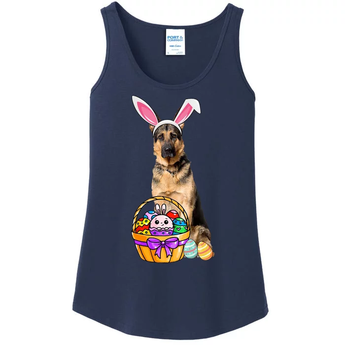 Dog Easter Bunny Cute Ladies Essential Tank