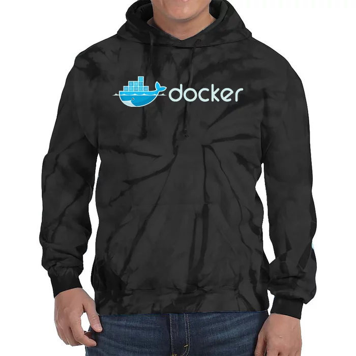 Docker Engine Build Applications In Isolated Containers Tie Dye Hoodie