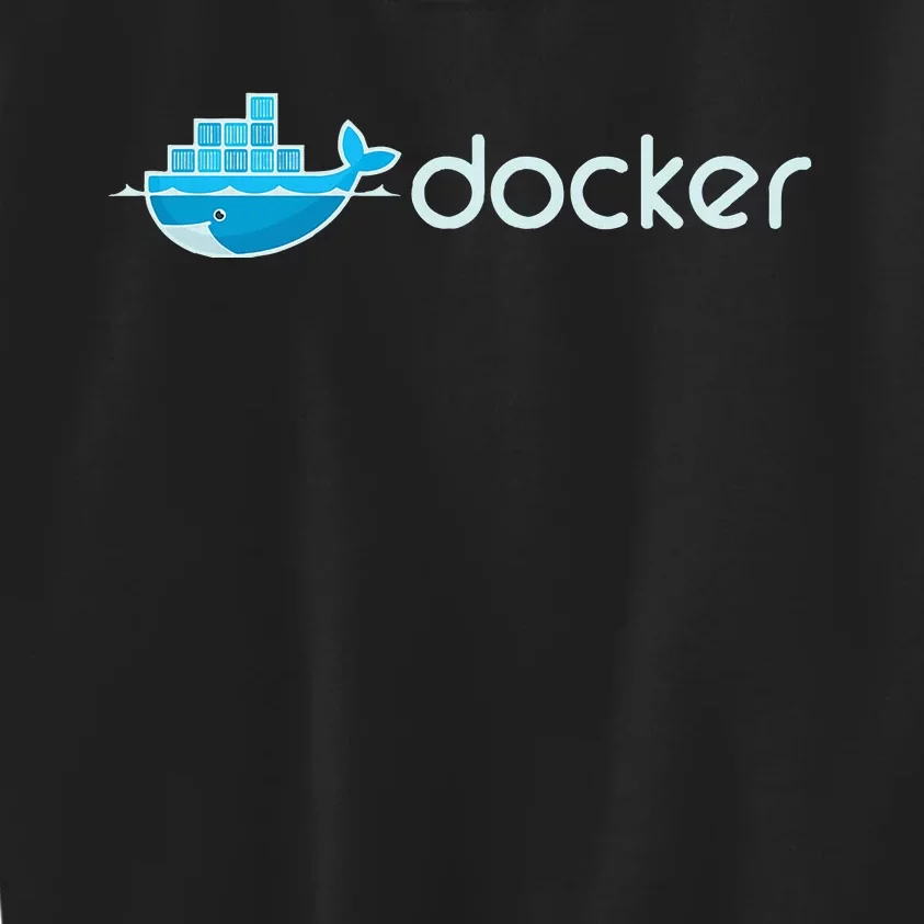 Docker Engine Build Applications In Isolated Containers Kids Sweatshirt