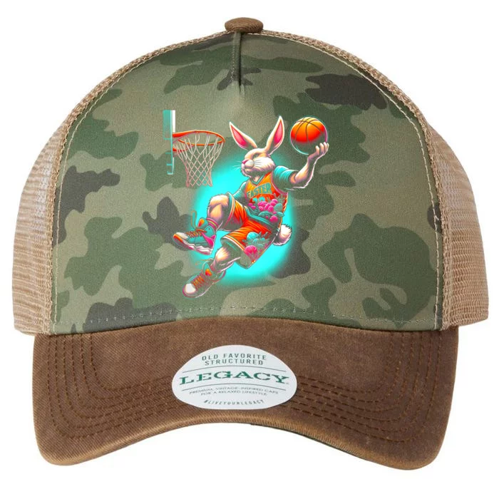 Dunk Easter Bunny Basketball Legacy Tie Dye Trucker Hat