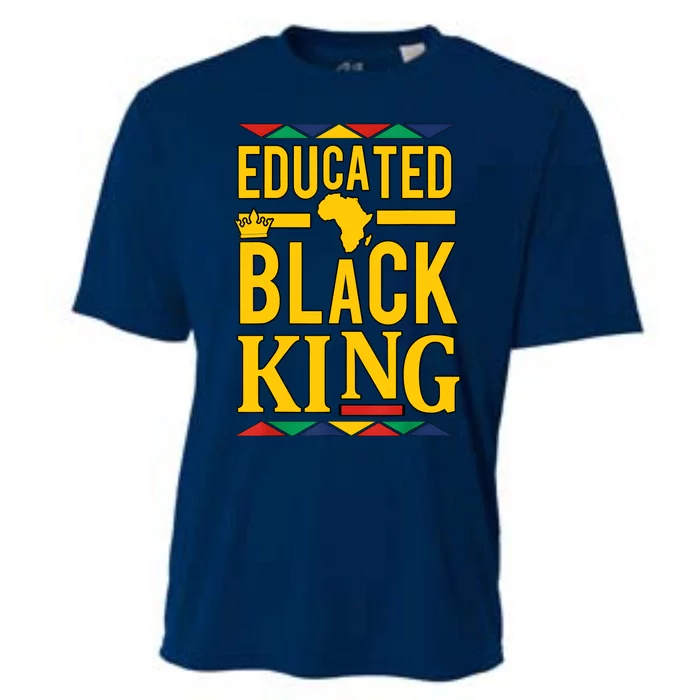 Dashiki Educated Black KING African DNA Pride Cooling Performance Crew T-Shirt