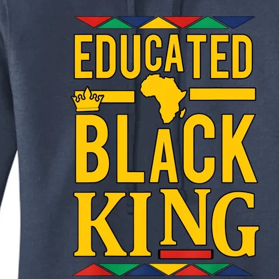 Dashiki Educated Black KING African DNA Pride Women's Pullover Hoodie