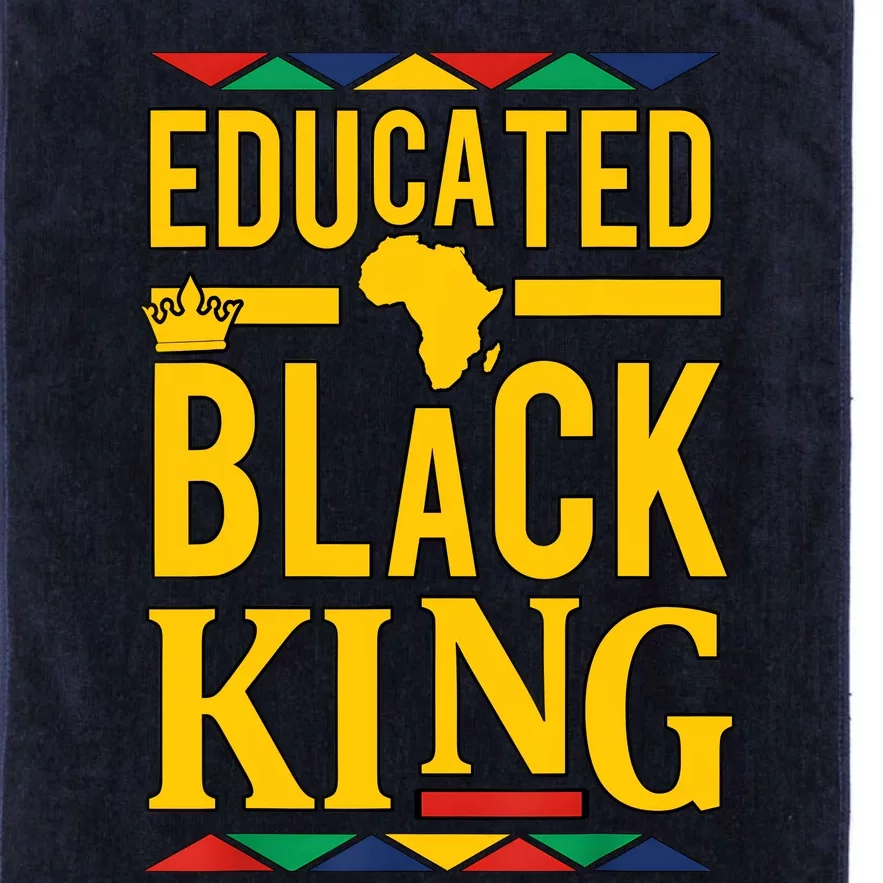 Dashiki Educated Black KING African DNA Pride Platinum Collection Golf Towel