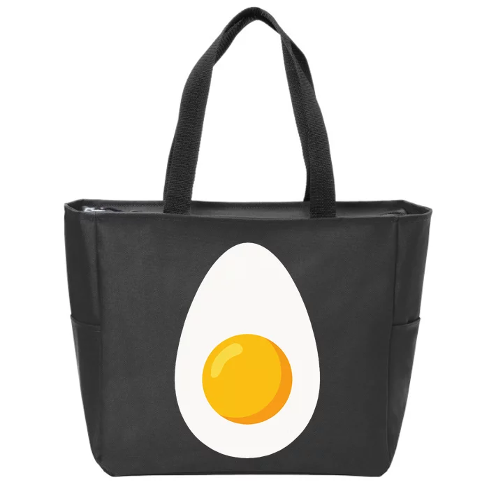 Deviled Egg Costume Funny Halloween Egg Costume Zip Tote Bag