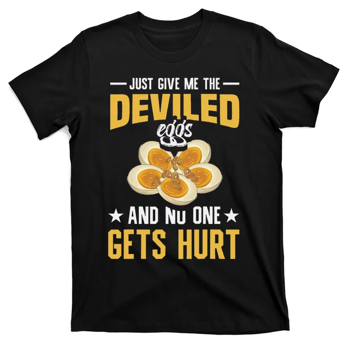 Deviled Eggs Container With Lid Holder Food Deviled Eggs T-Shirt