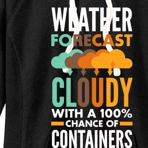 DevOps Engineer Cloud Computing Weather Forecast Women's Fleece Hoodie