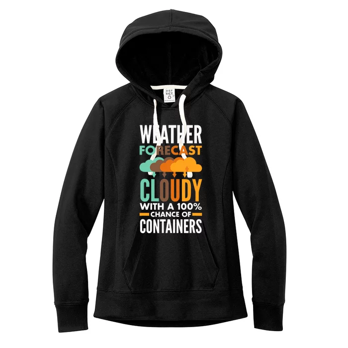 DevOps Engineer Cloud Computing Weather Forecast Women's Fleece Hoodie