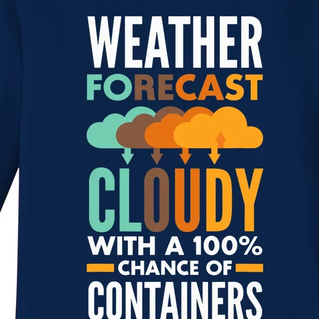 DevOps Engineer Cloud Computing Weather Forecast Baby Long Sleeve Bodysuit