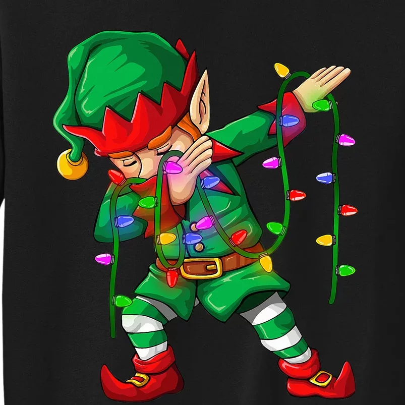 Dabbing Elf Costume Christmas Squad Sweatshirt