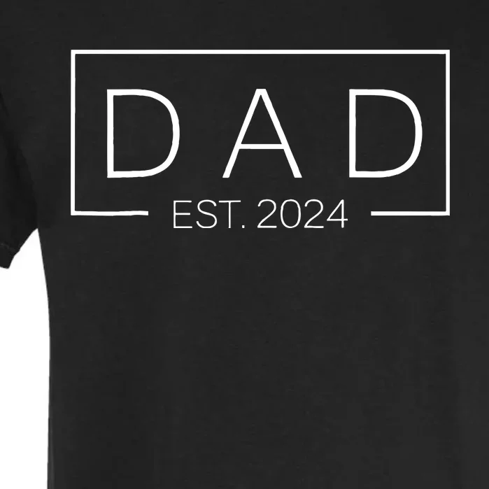 Dad Est Custom Year New Father Personalize Year Garment-Dyed Heavyweight T-Shirt