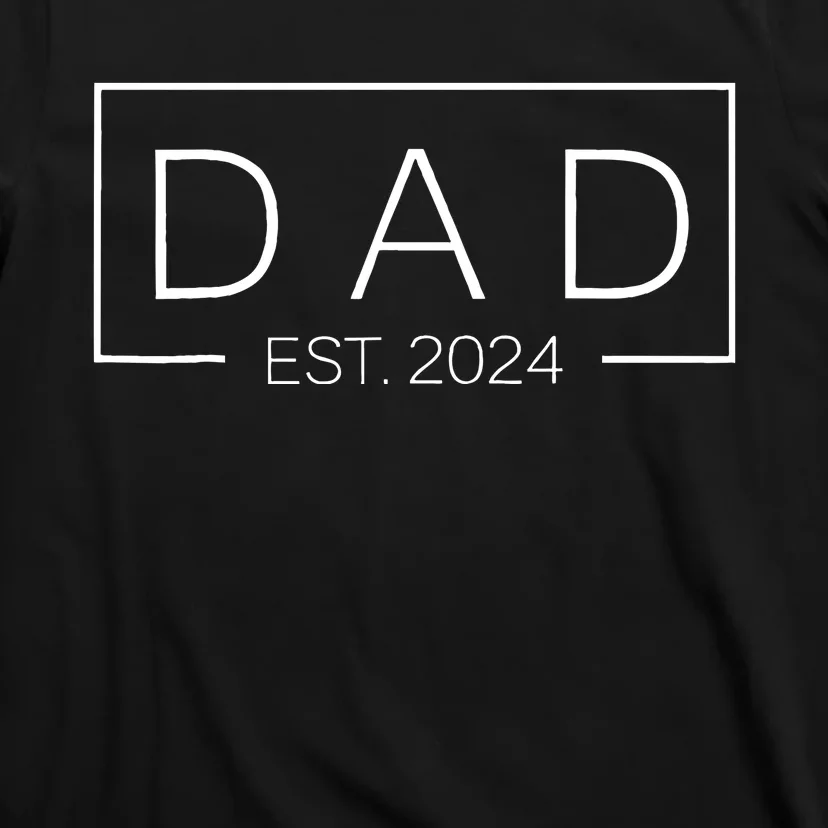 Dad Est Custom Year New Father Personalize Year T-Shirt