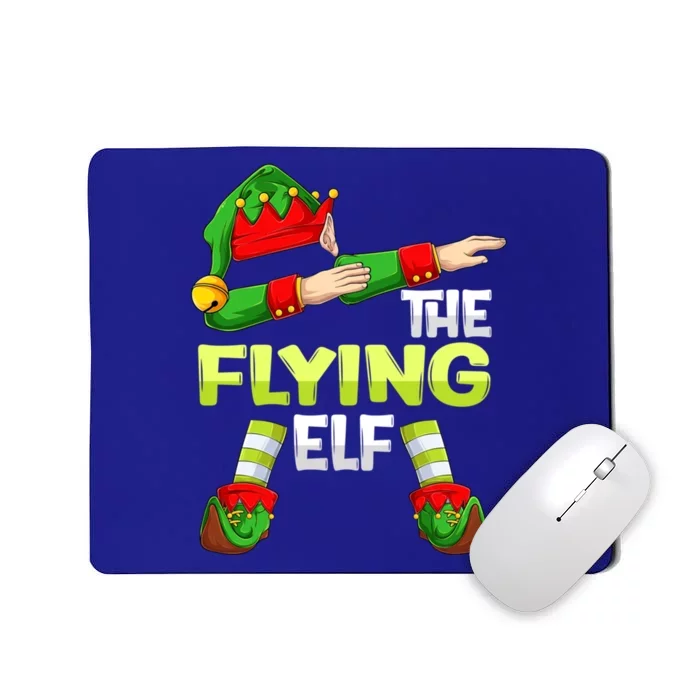 Dabbing Elf Christmas Pilote Pilotes Airplane The Flying Elf Gift Mousepad